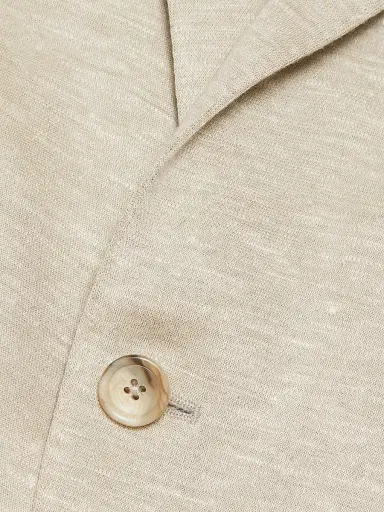 Saks Fifth Avenue Men's COLLECTION Wool & Silk Jersey Blazer - Cream - Size 48 | Thumbnail 7 Saks Fifth Avenue Men's COLLECTION Wool & Silk Jersey Blazer - Cream - Size 48 | Thumbnail 7