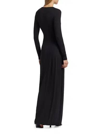 Kiki de Montparnasse Women's Echauffe Cut-Out Long-Sleeve Gown - Black - Size Medium | Thumbnail 5 Kiki de Montparnasse Women's Echauffe Cut-Out Long-Sleeve Gown - Black - Size Medium | Thumbnail 5