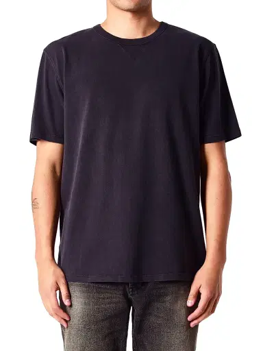 Neuw Denim Men's Base Cotton Crewneck T-Shirt - Washed Black | Thumbnail 2 Neuw Denim Men's Base Cotton Crewneck T-Shirt - Washed Black | Thumbnail 2