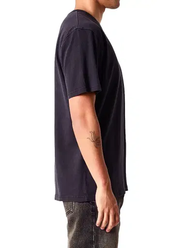 Neuw Denim Men's Base Cotton Crewneck T-Shirt - Washed Black | Thumbnail 3 Neuw Denim Men's Base Cotton Crewneck T-Shirt - Washed Black | Thumbnail 3