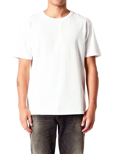 Neuw Denim Men's Base Cotton Crewneck T-Shirt - Washed Black | Thumbnail 9 Neuw Denim Men's Base Cotton Crewneck T-Shirt - Washed Black | Thumbnail 9