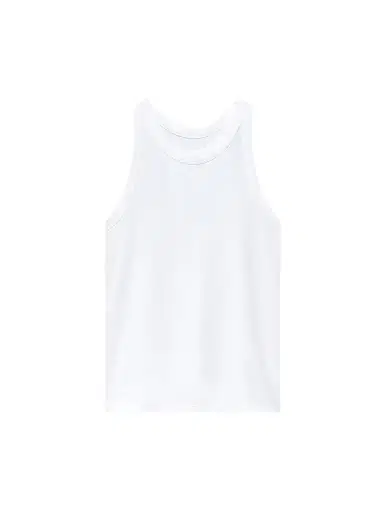 Another Tomorrow Women's Racerback Tank - White | Thumbnail 1 Another Tomorrow Women's Racerback Tank - White | Thumbnail 1