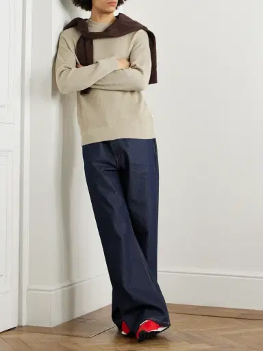 NN07 Kevin 6600 Ribbed Organic Cotton Sweater - Men | Thumbnail 2 NN07 Kevin 6600 Ribbed Organic Cotton Sweater - Men | Thumbnail 2