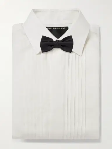 Favourbrook Pintucked Linen Tuxedo Shirt - Men | Thumbnail 5 Favourbrook Pintucked Linen Tuxedo Shirt - Men | Thumbnail 5