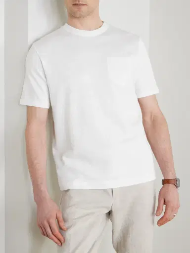 MR P. Linen and Organic Cotton-Blend T-Shirt - Men | Thumbnail 3 MR P. Linen and Organic Cotton-Blend T-Shirt - Men | Thumbnail 3