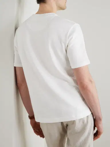 MR P. Linen and Organic Cotton-Blend T-Shirt - Men | Thumbnail 4 MR P. Linen and Organic Cotton-Blend T-Shirt - Men | Thumbnail 4