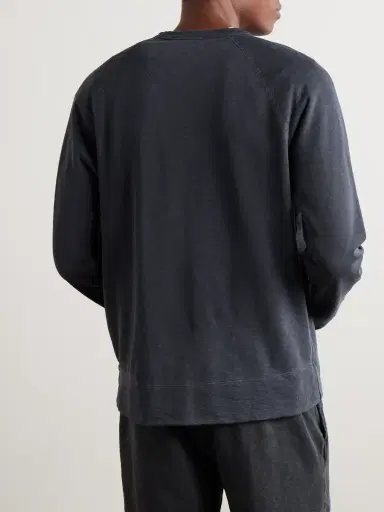 James Perse Cotton-Jersey Sweatshirt - Men | Thumbnail 4 James Perse Cotton-Jersey Sweatshirt - Men | Thumbnail 4