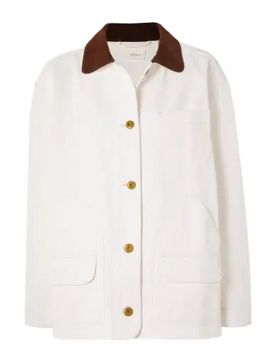DÔEN Pascual Corduroy-trimmed Cotton Jacket | Thumbnail 1 DÔEN Pascual Corduroy-trimmed Cotton Jacket | Thumbnail 1
