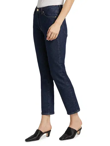 Frame Women's Borrowed Slim Mid-Rise Jeans - Taboo - Size 28 | Thumbnail 4 Frame Women's Borrowed Slim Mid-Rise Jeans - Taboo - Size 28 | Thumbnail 4