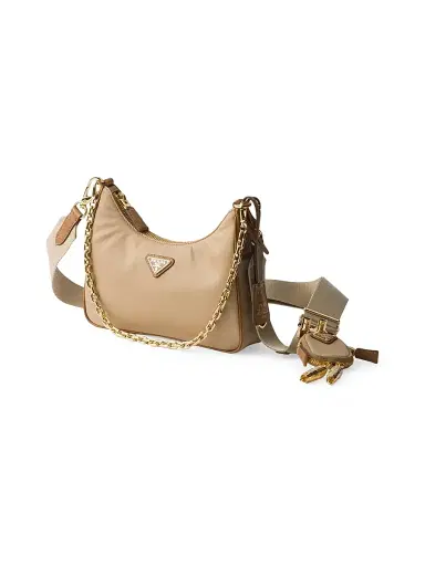 Prada Women's Re-Edition 2005 Re-Nylon and Leather Shoulder Bag | Thumbnail 2 Prada Women's Re-Edition 2005 Re-Nylon and Leather Shoulder Bag | Thumbnail 2