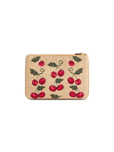 Valentino Garavani Women's Vlogo Signature Pouch - Natural Red | Thumbnail 5 Valentino Garavani Women's Vlogo Signature Pouch - Natural Red | Thumbnail 5