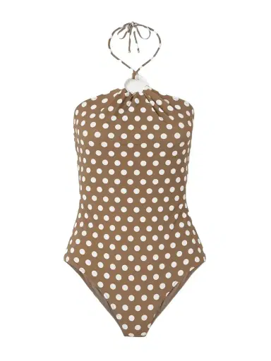 Marysia Avalon Polka-dot Halterneck Swimsuit | Thumbnail 1 Marysia Avalon Polka-dot Halterneck Swimsuit | Thumbnail 1
