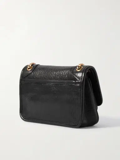 Saint Laurent Niki Mini Crinkled-leather Shoulder Bag | Thumbnail 3 Saint Laurent Niki Mini Crinkled-leather Shoulder Bag | Thumbnail 3