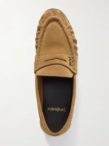 Saint Laurent Le Loafer Suede Loafers | Thumbnail 5 Saint Laurent Le Loafer Suede Loafers | Thumbnail 5