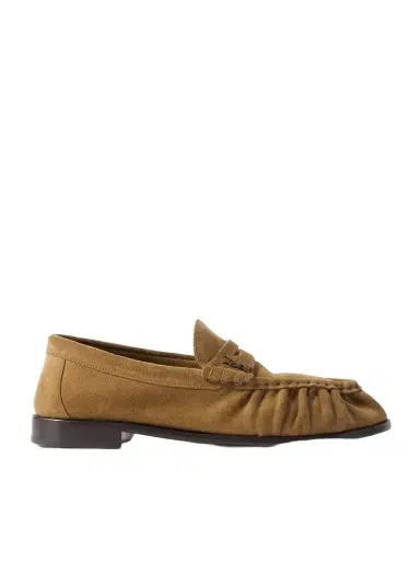 Saint Laurent Le Loafer Suede Loafers | Thumbnail 1 Saint Laurent Le Loafer Suede Loafers | Thumbnail 1