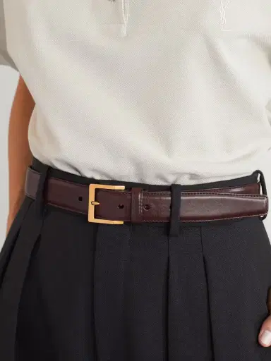 Saint Laurent Vadim Leather Belt | Thumbnail 2 Saint Laurent Vadim Leather Belt | Thumbnail 2