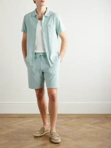 Vilebrequin Charli Organic Cotton-Blend Terry Shirt - Men | Thumbnail 2 Vilebrequin Charli Organic Cotton-Blend Terry Shirt - Men | Thumbnail 2
