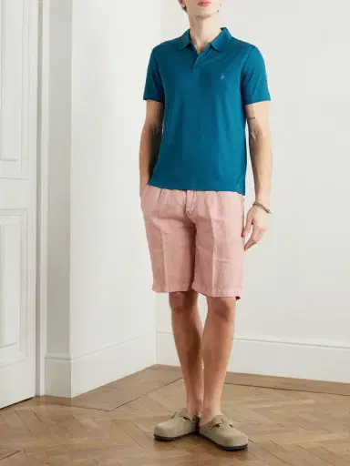 Vilebrequin Pirinol TENCEL™ Lyocell Polo Shirt - Men | Thumbnail 2 Vilebrequin Pirinol TENCEL™ Lyocell Polo Shirt - Men | Thumbnail 2