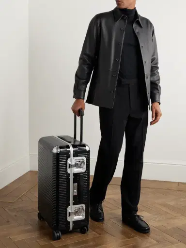 FPM Milano Bank Spinner 68cm Leather-Trimmed Polycarbonate Suitcase - Men | Thumbnail 2 FPM Milano Bank Spinner 68cm Leather-Trimmed Polycarbonate Suitcase - Men | Thumbnail 2