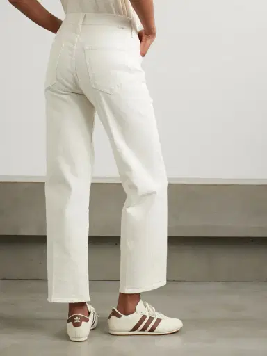 Mother The Rambler Zip Ankle Cropped Straight-leg Jeans | Thumbnail 4 Mother The Rambler Zip Ankle Cropped Straight-leg Jeans | Thumbnail 4