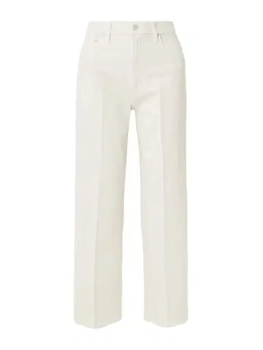 Mother The Rambler Zip Ankle Cropped Straight-leg Jeans | Thumbnail 1 Mother The Rambler Zip Ankle Cropped Straight-leg Jeans | Thumbnail 1