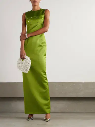 Emilia Wickstead Amadine Embellished Recycled-satin Gown | Thumbnail 2 Emilia Wickstead Amadine Embellished Recycled-satin Gown | Thumbnail 2