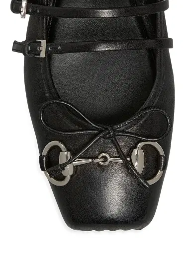 Gucci Women's Horsebit Leather Ballet Flats - Black | Thumbnail 5 Gucci Women's Horsebit Leather Ballet Flats - Black | Thumbnail 5