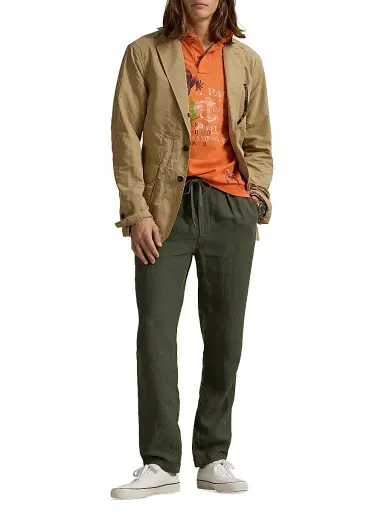 Polo Ralph Lauren Men's The Pearson Twill Jacket - Khaki | Thumbnail 2 Polo Ralph Lauren Men's The Pearson Twill Jacket - Khaki | Thumbnail 2
