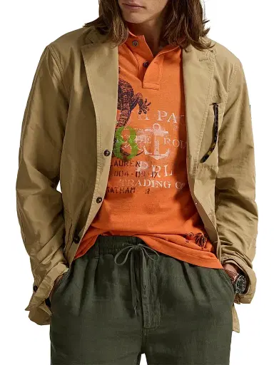 Polo Ralph Lauren Men's The Pearson Twill Jacket - Khaki | Thumbnail 3 Polo Ralph Lauren Men's The Pearson Twill Jacket - Khaki | Thumbnail 3