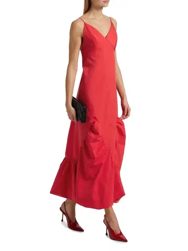 anOnlyChild Women's Just A Pinch Lucia Cotton-Silk Slipdress | Thumbnail 2 anOnlyChild Women's Just A Pinch Lucia Cotton-Silk Slipdress | Thumbnail 2
