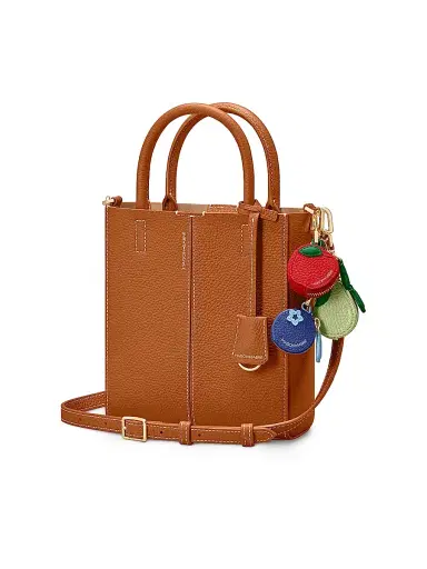 MAISON de SABRÉ Women's Mini Leather Soft Tote Bag - Pecan | Thumbnail 1 MAISON de SABRÉ Women's Mini Leather Soft Tote Bag - Pecan | Thumbnail 1