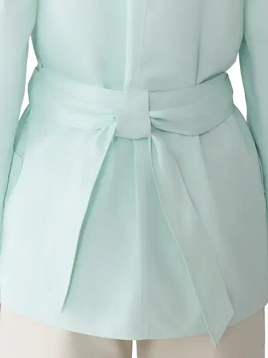 Soia & Kyo Women's Medina Belted Trench Coat - Aquatic Mint - Size XS | Thumbnail 6 Soia & Kyo Women's Medina Belted Trench Coat - Aquatic Mint - Size XS | Thumbnail 6