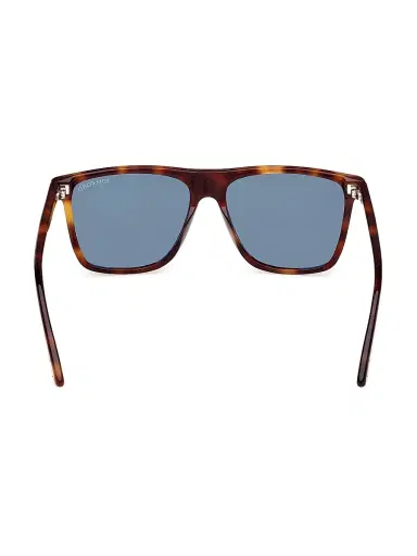 TOM FORD Men's Fletcher 57MM Square Sunglasses - Tortoise Blue | Thumbnail 5 TOM FORD Men's Fletcher 57MM Square Sunglasses - Tortoise Blue | Thumbnail 5