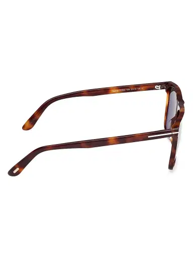 TOM FORD Men's Fletcher 57MM Square Sunglasses - Tortoise Blue | Thumbnail 7 TOM FORD Men's Fletcher 57MM Square Sunglasses - Tortoise Blue | Thumbnail 7