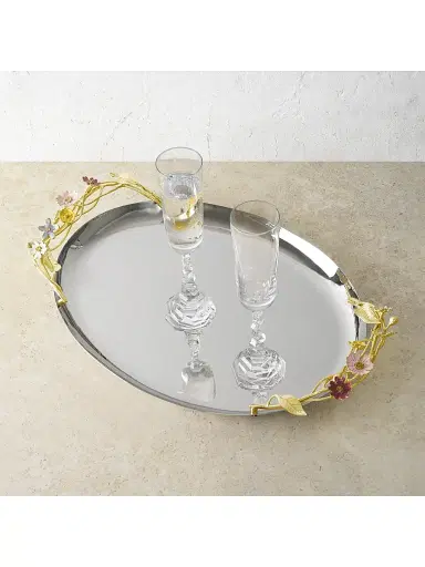 Michael Aram Wildflowers Oval Tray | Thumbnail 2 Michael Aram Wildflowers Oval Tray | Thumbnail 2