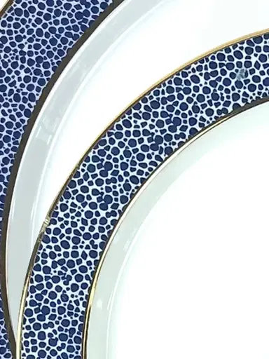Michael Wainwright Panthera Indigo 4-Piece Dinner Plate Set - Blue | Thumbnail 4 Michael Wainwright Panthera Indigo 4-Piece Dinner Plate Set - Blue | Thumbnail 4