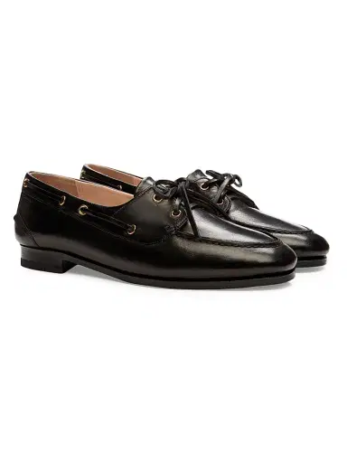 BALLY Women's Pathy Leather Loafers - Black - Size 8 | Thumbnail 2 BALLY Women's Pathy Leather Loafers - Black - Size 8 | Thumbnail 2