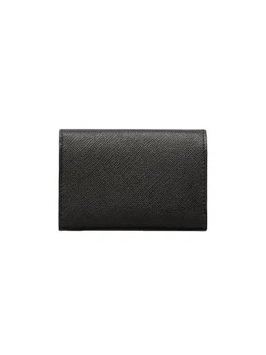 Prada Women's Saffiano Leather Card Holder - Black | Thumbnail 3 Prada Women's Saffiano Leather Card Holder - Black | Thumbnail 3