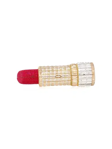 Judith Leiber Couture Women's Lipstick Seductress Crystal Clutch - Champagne | Thumbnail 3 Judith Leiber Couture Women's Lipstick Seductress Crystal Clutch - Champagne | Thumbnail 3