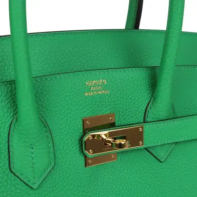 HERMÈS Pre-owned Hermes Birkin 35 Bambou Togo Gold Hardware | Thumbnail 7 HERMÈS Pre-owned Hermes Birkin 35 Bambou Togo Gold Hardware | Thumbnail 7