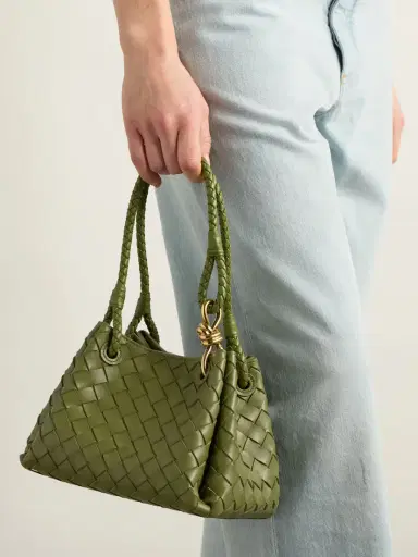 Bottega Veneta Parachute Small Intrecciato Leather Shoulder Bag | Thumbnail 2 Bottega Veneta Parachute Small Intrecciato Leather Shoulder Bag | Thumbnail 2