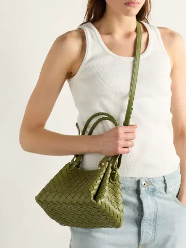 Bottega Veneta Parachute Small Intrecciato Leather Shoulder Bag | Thumbnail 6 Bottega Veneta Parachute Small Intrecciato Leather Shoulder Bag | Thumbnail 6