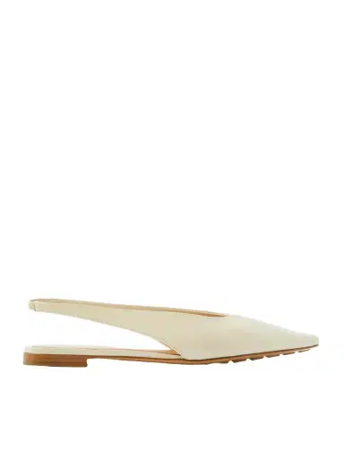 Bottega Veneta Sofia Leather Slingback Point-toe Flats | Thumbnail 1 Bottega Veneta Sofia Leather Slingback Point-toe Flats | Thumbnail 1