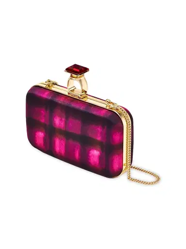 SACHIN BABI Women's On The Rocks Clutch - Pink Shibori | Thumbnail 3 SACHIN BABI Women's On The Rocks Clutch - Pink Shibori | Thumbnail 3