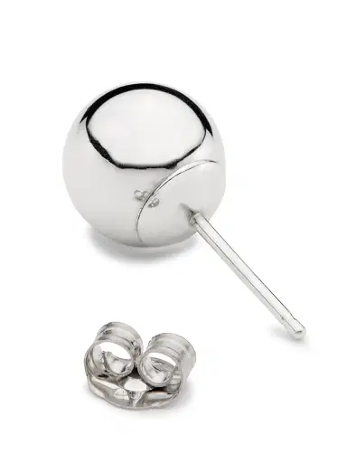 Saks Fifth Avenue Collection Women's 14K White Gold Ball Stud Earrings - White Gold | Thumbnail 3 Saks Fifth Avenue Collection Women's 14K White Gold Ball Stud Earrings - White Gold | Thumbnail 3