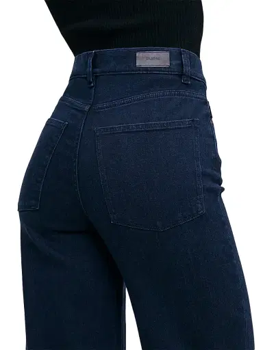 DL1961 Premium Denim Women's Hepburn High Rise Wide Leg Jeans - Flatiron | Thumbnail 6 DL1961 Premium Denim Women's Hepburn High Rise Wide Leg Jeans - Flatiron | Thumbnail 6