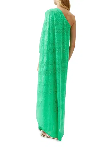Melissa Odabash Women's Savannah One-Shoulder Cover-Up Dress - Green | Thumbnail 3 Melissa Odabash Women's Savannah One-Shoulder Cover-Up Dress - Green | Thumbnail 3