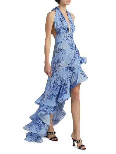 Bronx and Banco Women's Bronte Poppy Maxi Dress - Blue Multi | Thumbnail 2 Bronx and Banco Women's Bronte Poppy Maxi Dress - Blue Multi | Thumbnail 2