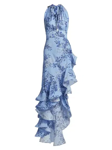 Bronx and Banco Women's Bronte Poppy Maxi Dress - Blue Multi | Thumbnail 1 Bronx and Banco Women's Bronte Poppy Maxi Dress - Blue Multi | Thumbnail 1