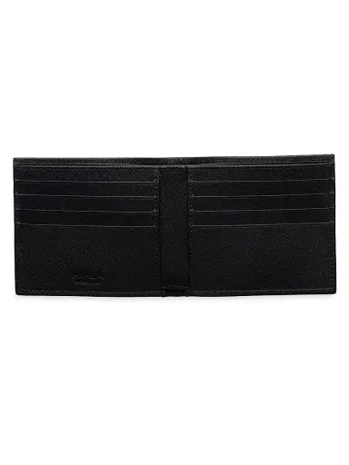 Prada Men's Re-Nylon Wallet - Black | Thumbnail 2 Prada Men's Re-Nylon Wallet - Black | Thumbnail 2